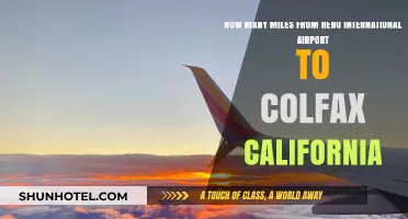 Reno Airport to Colfax, CA: Distance and Travel Guide
