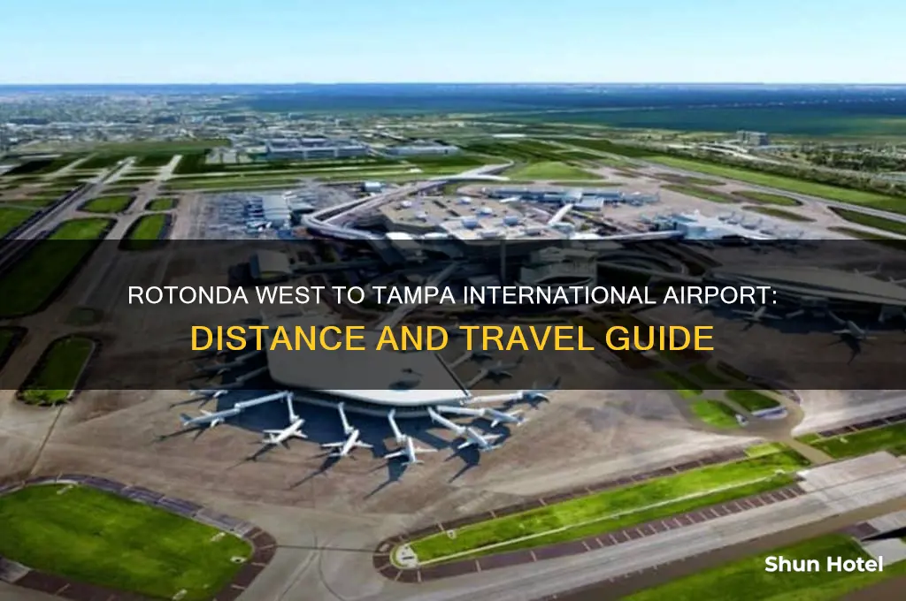 how many miles from rotonda west to tampa international airport