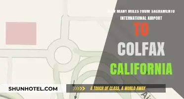 Sacramento Airport to Colfax, CA: Distance and Travel Guide