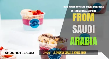 Missoula International Airport to Saudi Arabia: Nautical Miles Explained