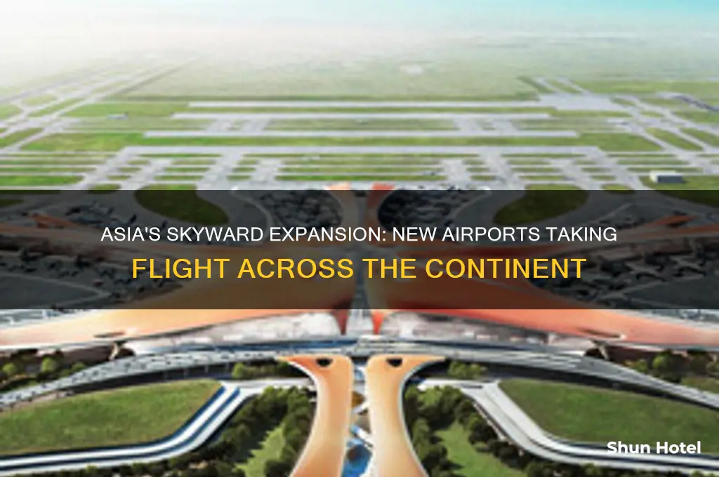 how many new airports have opened in asia