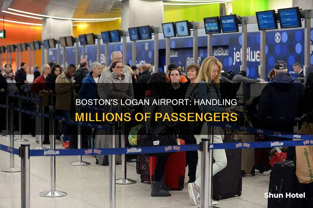 how many passengers can logan airport hold