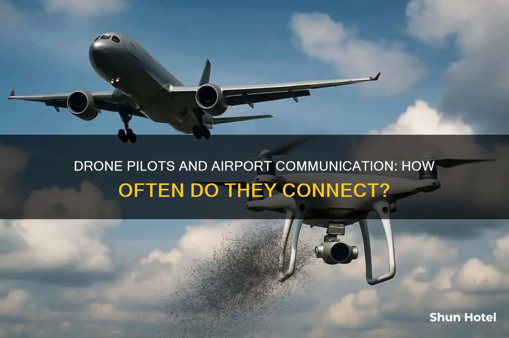how many people actually contact airports when flying drone