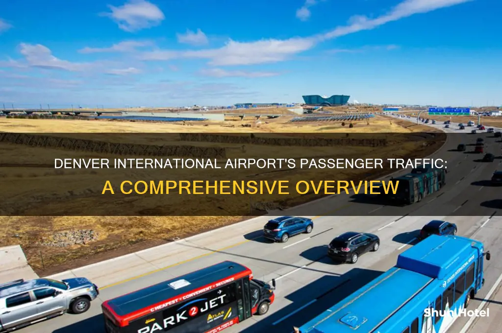 how many people come through denver international airport