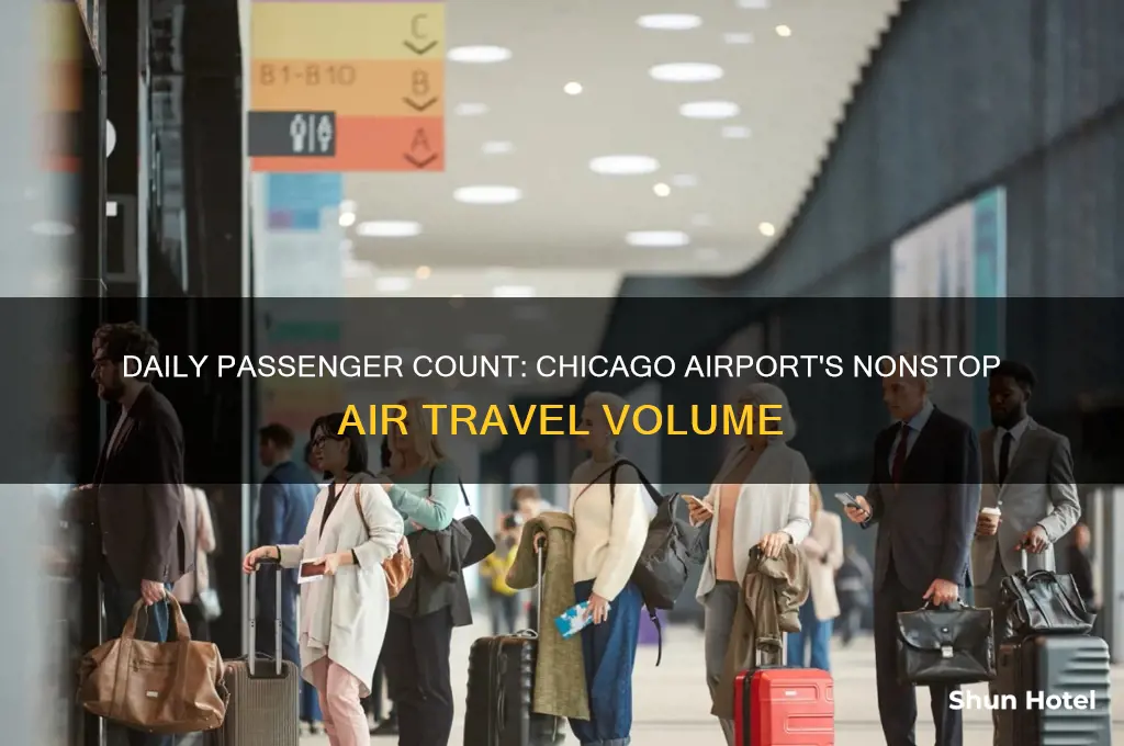 how many people fly from chicago airport everyday