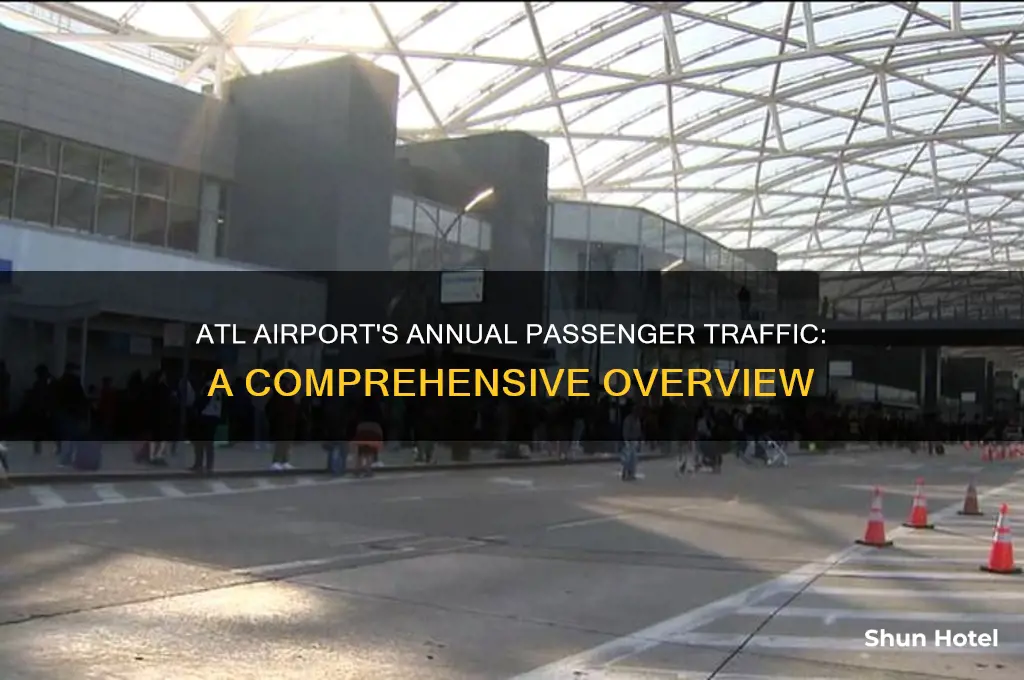 how many people fly through atl airport a year