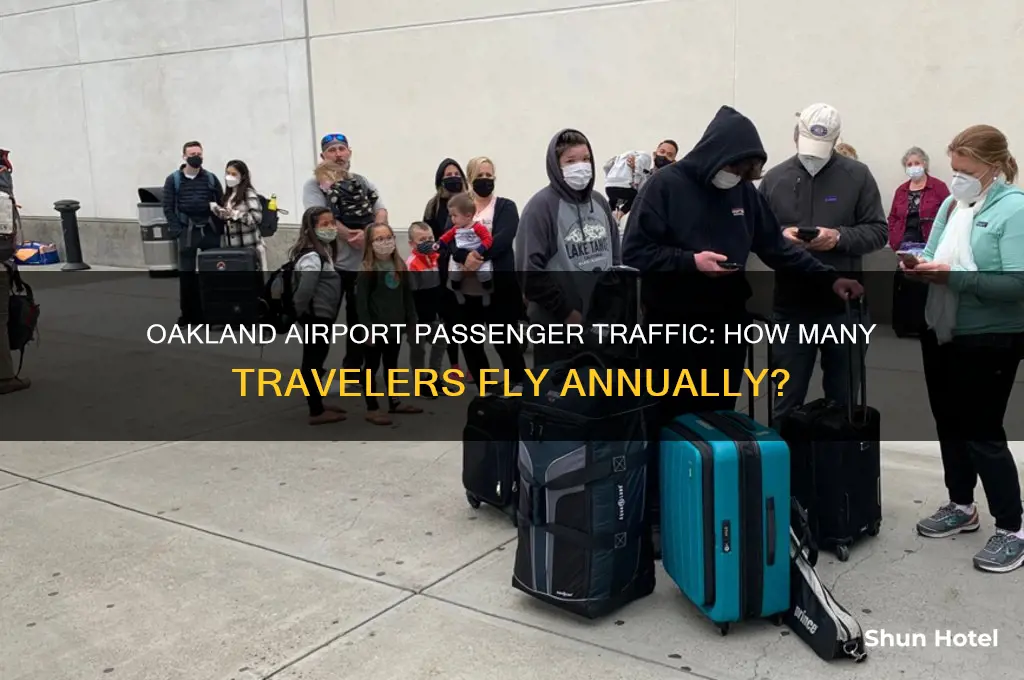 how many people fly through oakland airport