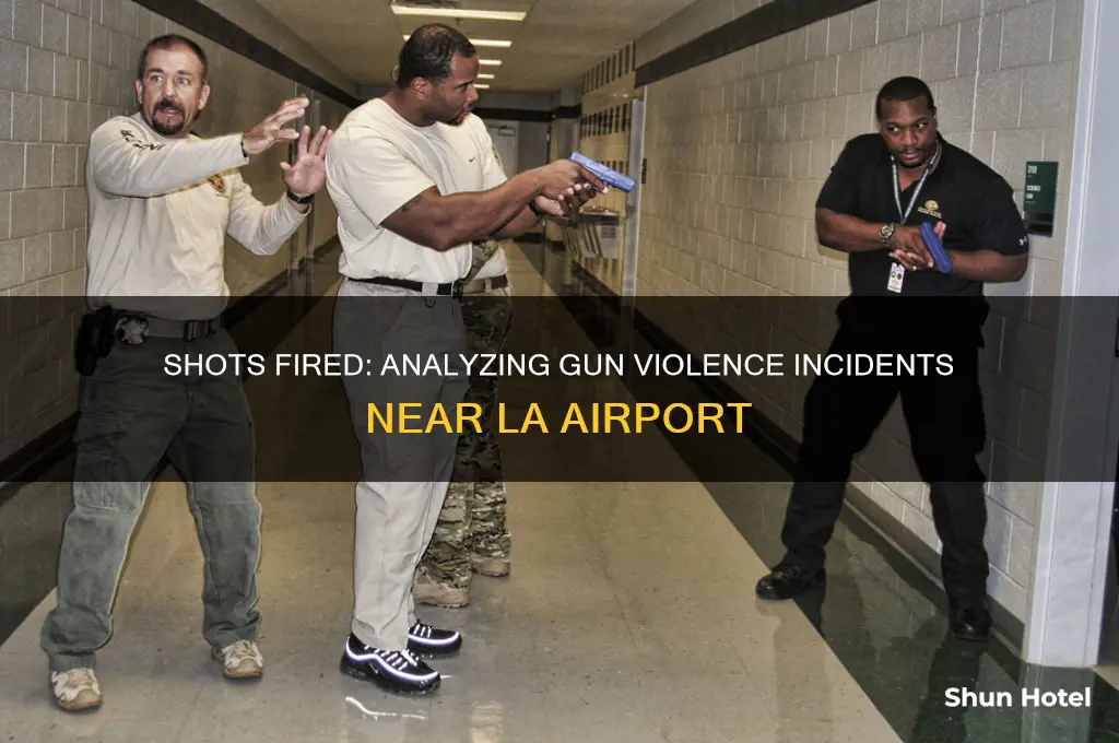 how many people get shot near the la airport