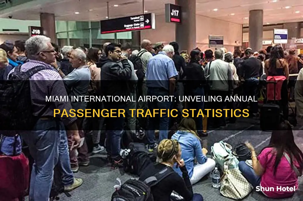 how many people go to miami international airport