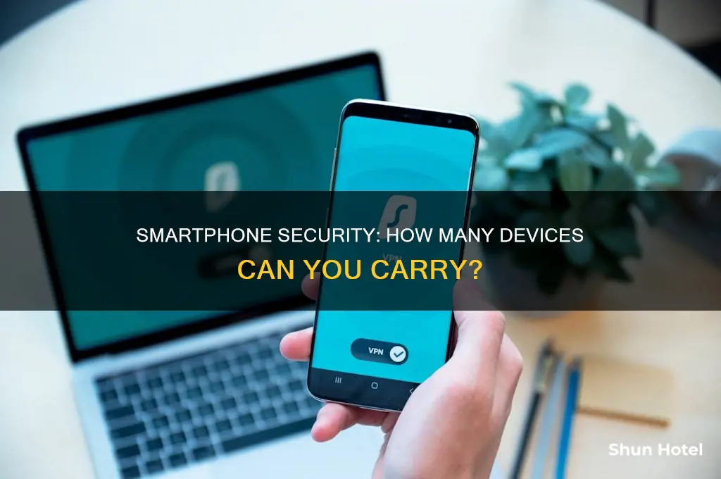 how many phones can you get through airport security