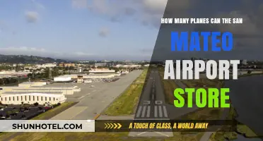 San Mateo Airport's Plane Storage Capacity Explored