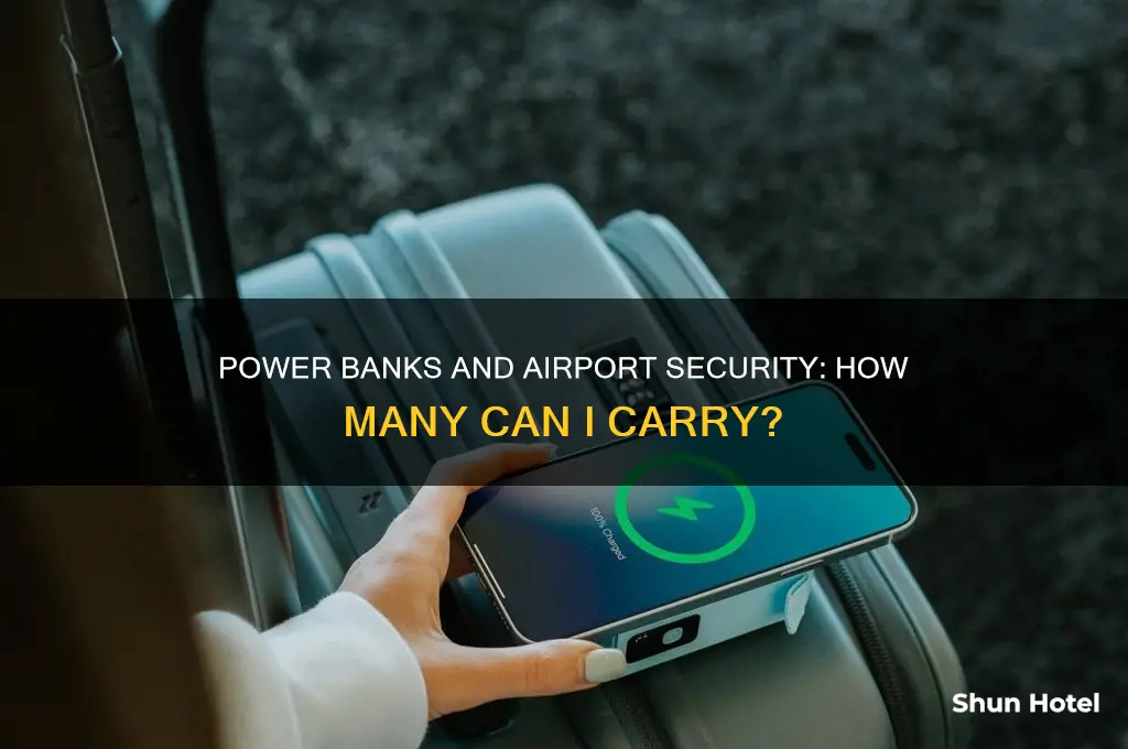 how many power bank i can carry in airport security