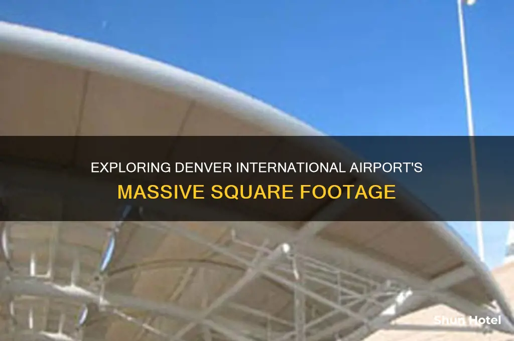 how many square feet is denver international airport