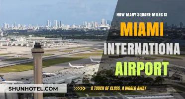 Exploring Miami International Airport's Size in Square Miles