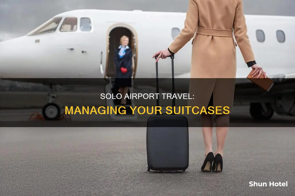 how many suitcases can you move in the airport alone