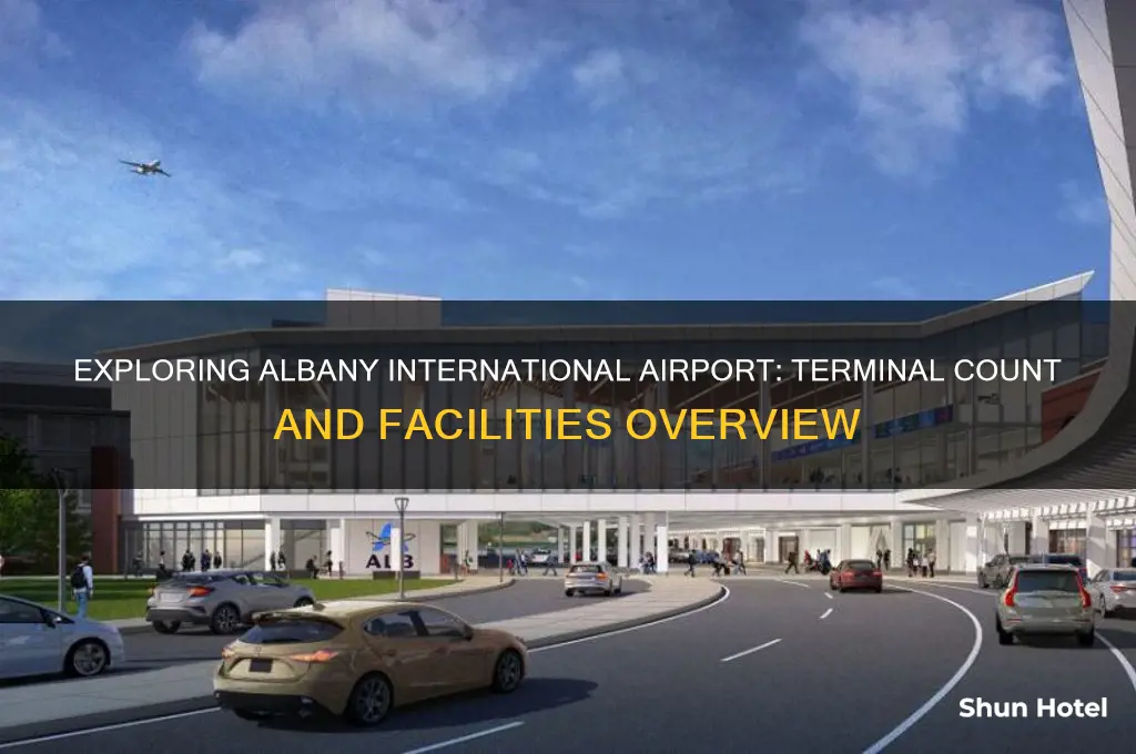 how many terminals are at albany international airport