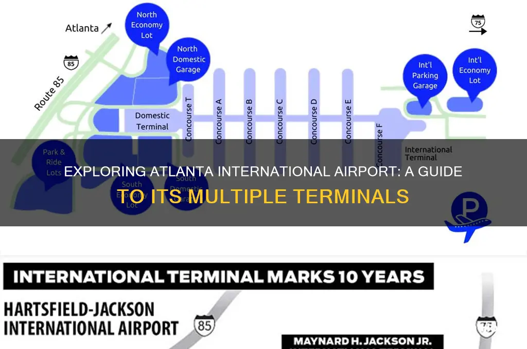 how many terminals at atlanta international airport