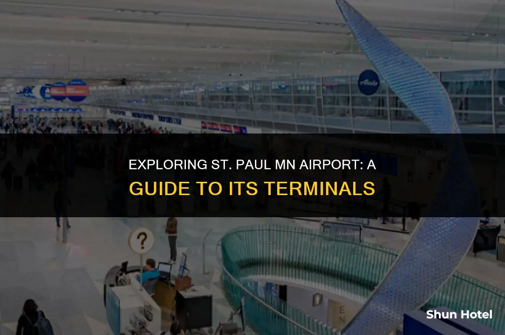 how many terminals in st paul mn airport