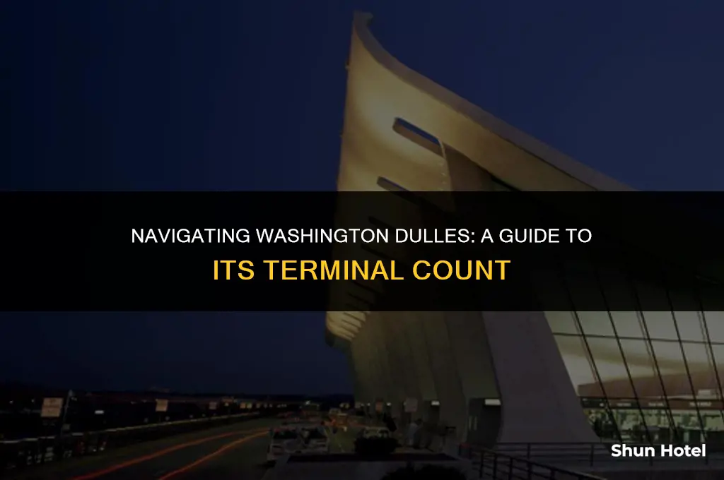 how many terminals in washington dulles airport
