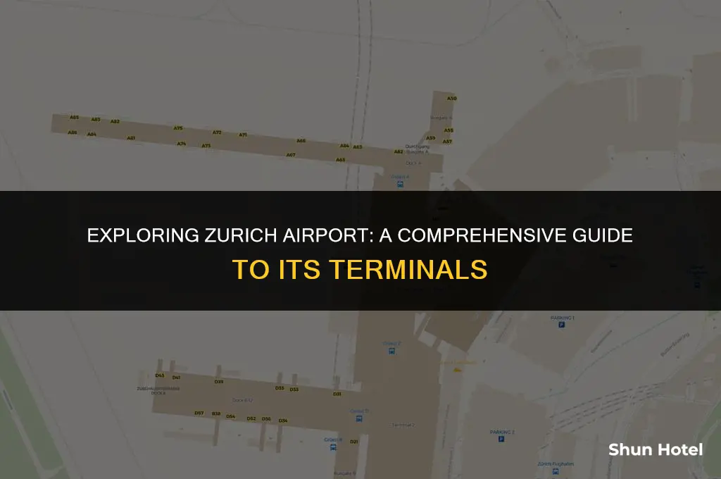 how many terminals in zurich airport