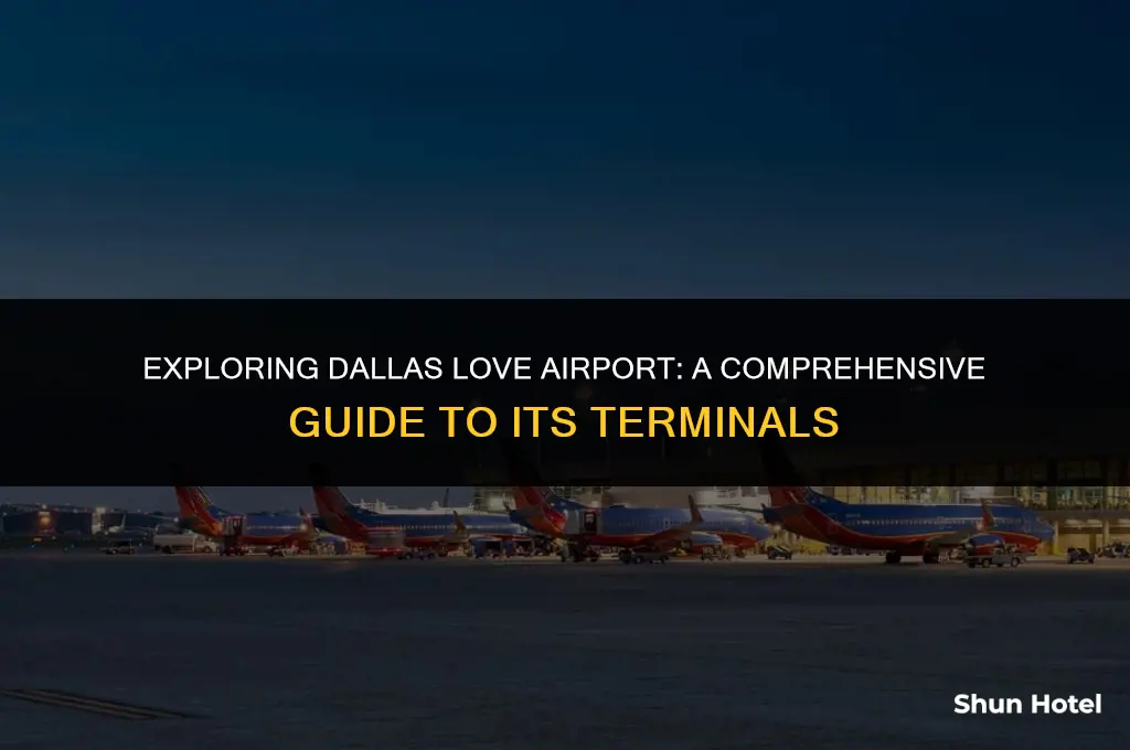how many terminals is dallas love airport