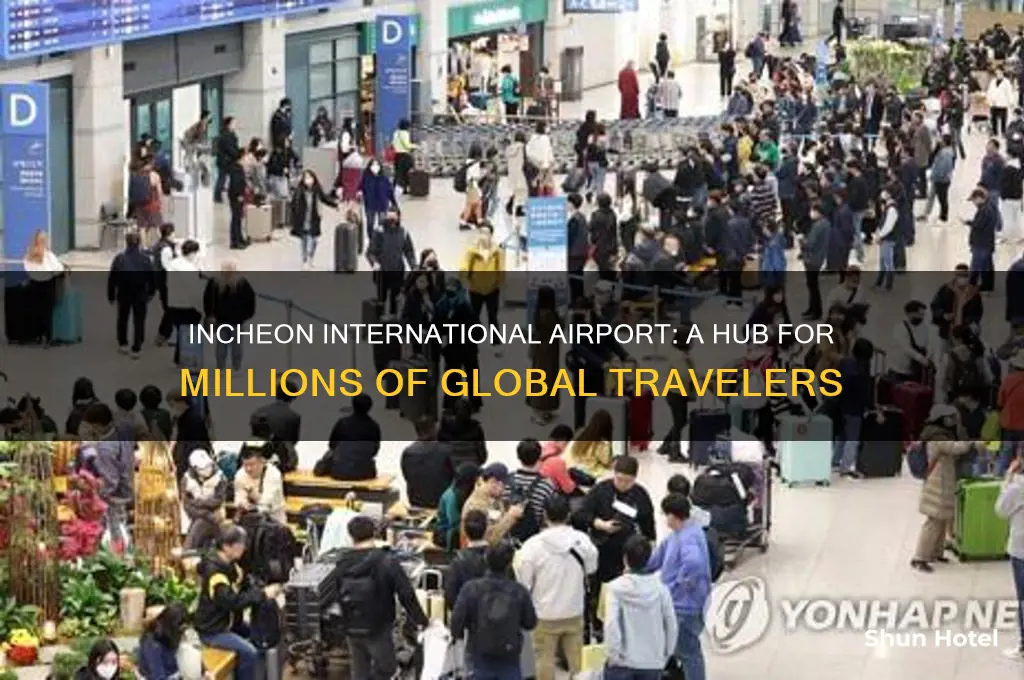 how many travelers pass through incheon international airport