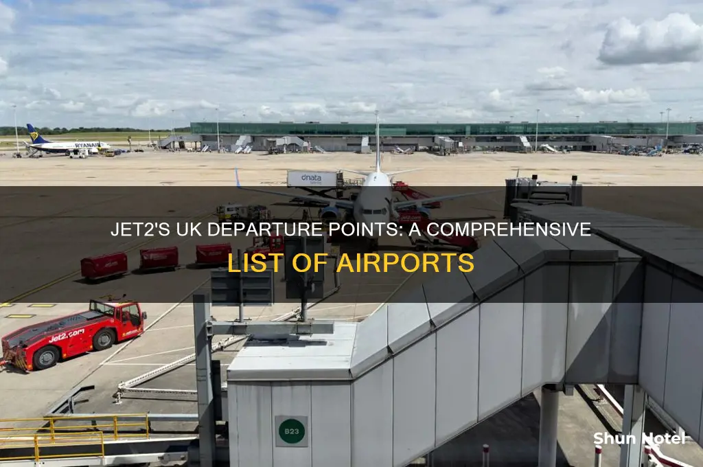 how many uk airports does jet2 fly from