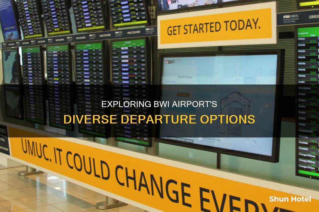 how many ways can you exit bwi airport