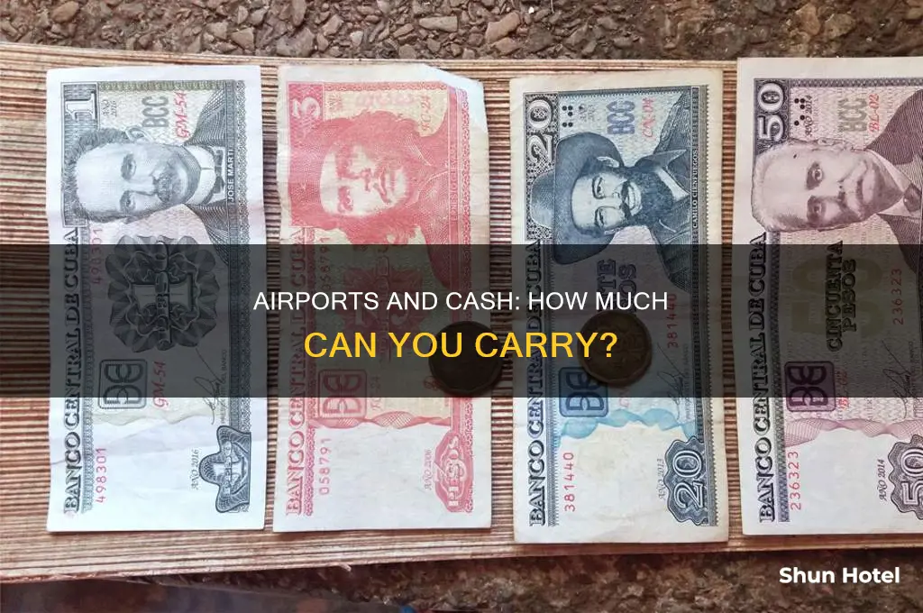 how mich money can i carry through the airport