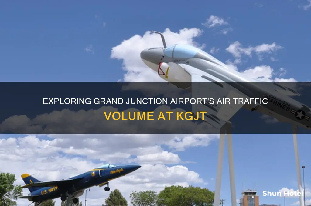 how much air traffic does grand junction airport get kgjt