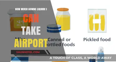 Airport Security: Allowed Amount of Aownc Liquide