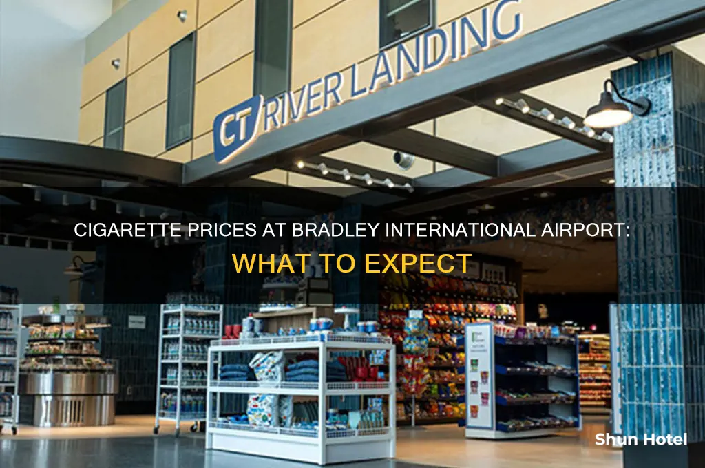 how much are cigarettes at bradley international airport