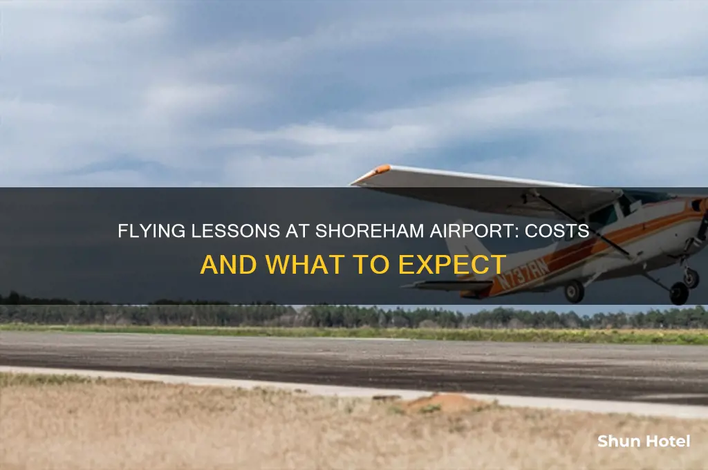 how much are flying lessons at shoreham airport