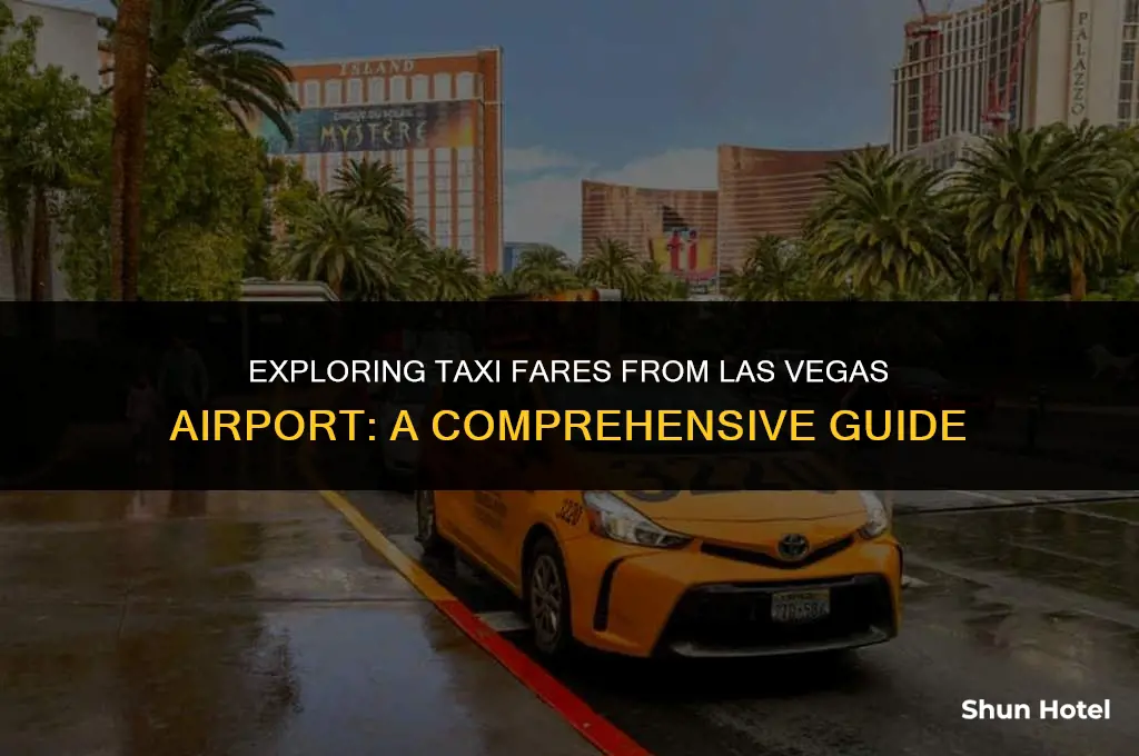 how much are taxis from las vegas airport