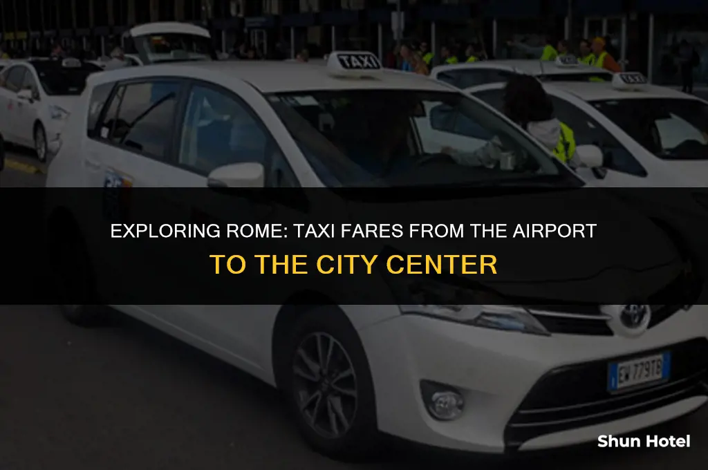 how much are taxis from rome airport