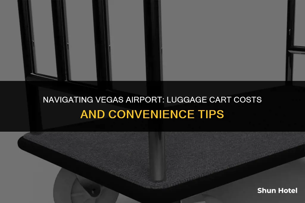 how much are the luggage carts at vegas airport
