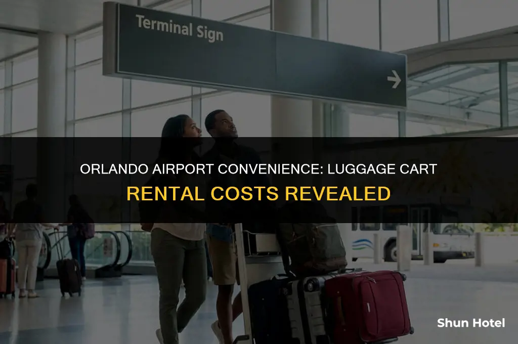 how much are the luggage rental carts at mco airport