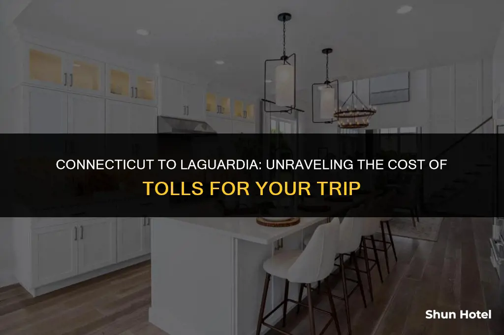 how much are tolls from fairfield ct to lagurdia airport