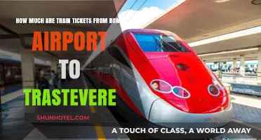 Exploring Rome: Train Ticket Costs from Airport to Trastevere