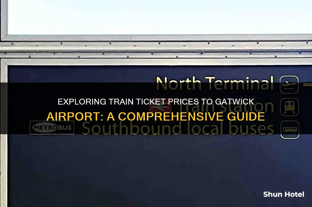 how much are train tickets to gatwick airport