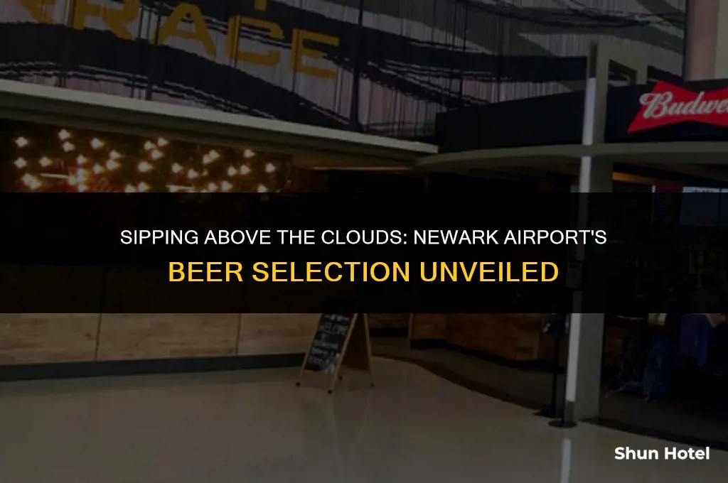 how much beer at newwark airport