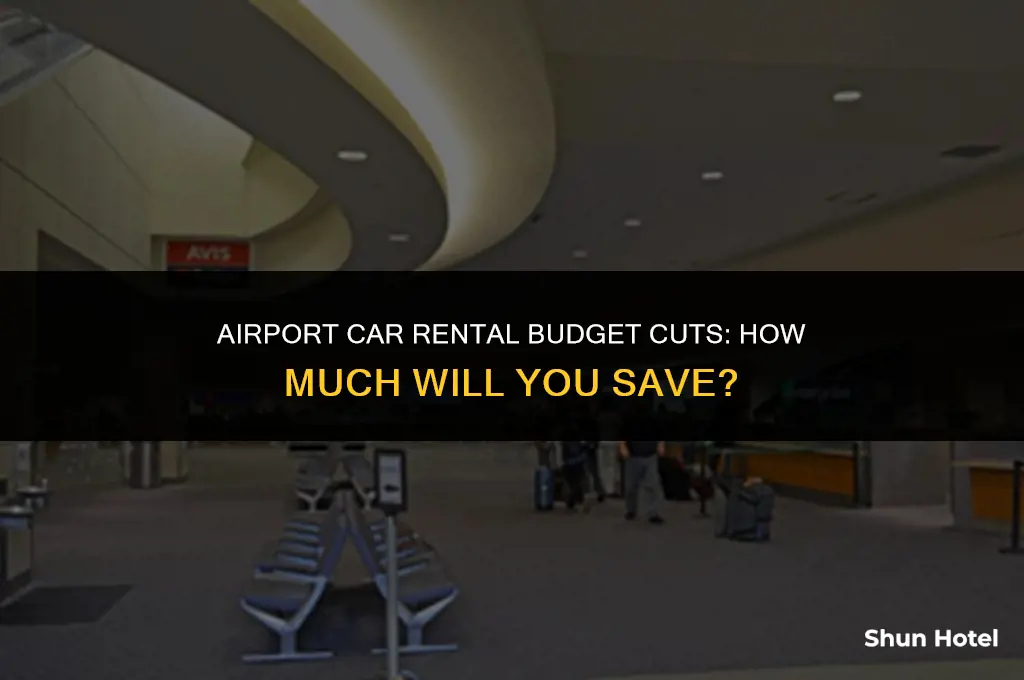 how much budget drop car different airport