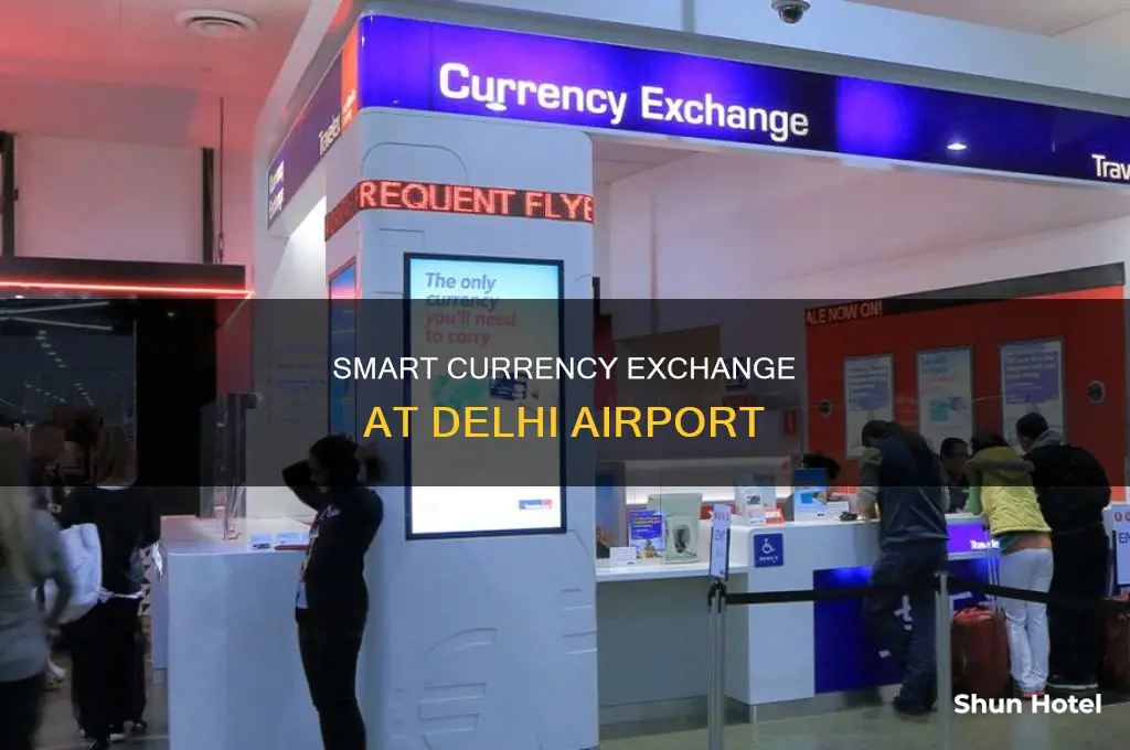how much can you convert at delhi airport vurrency