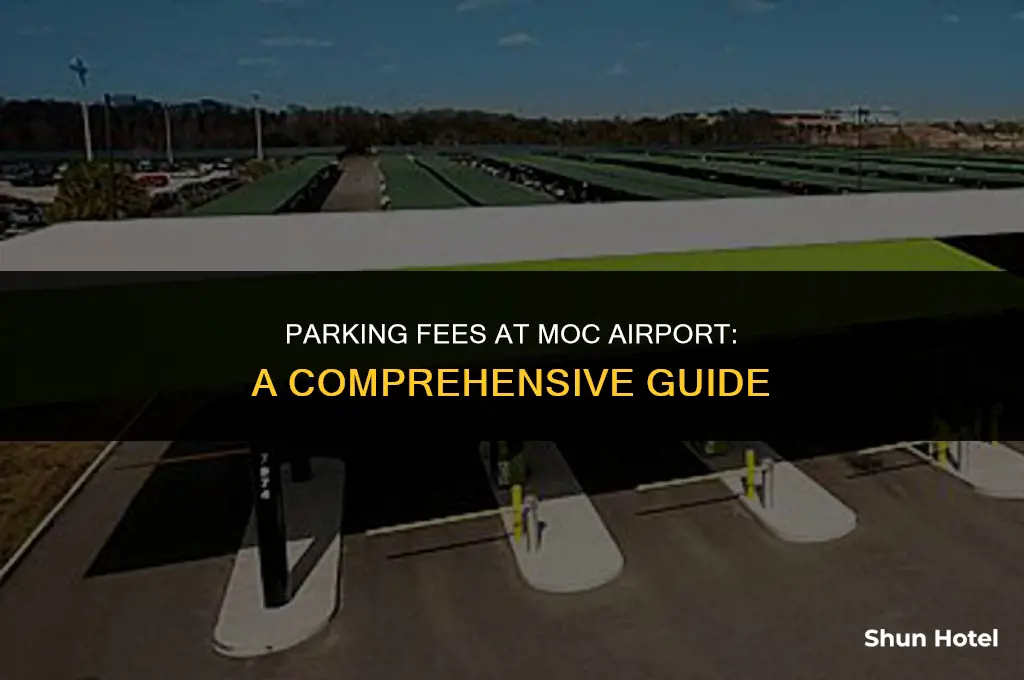 how much charge for parking garage at moc airport