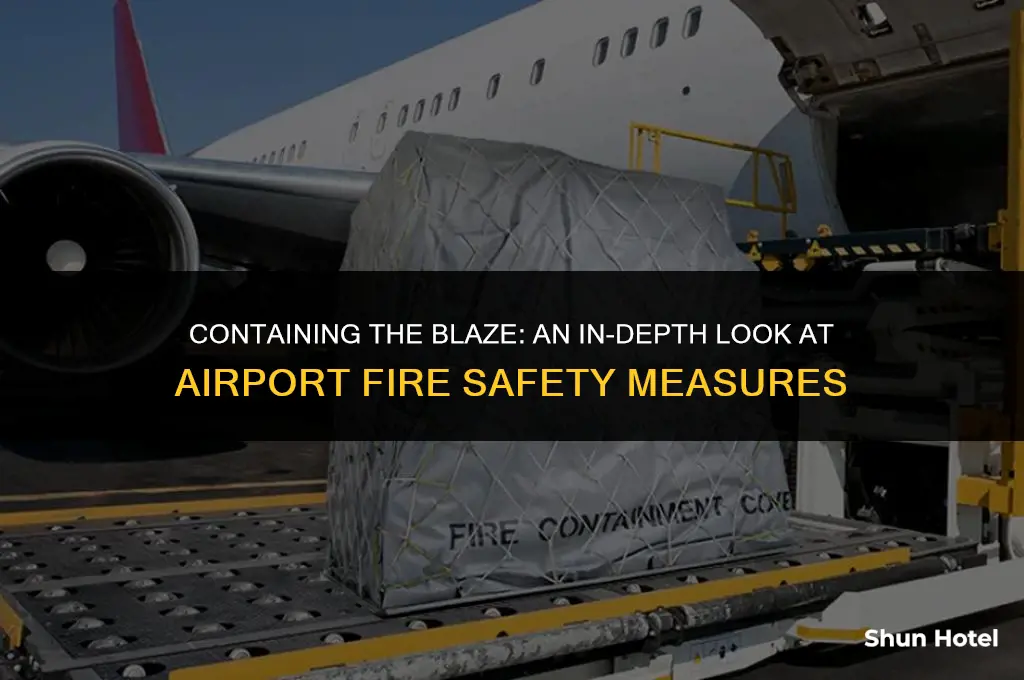 how much contained is the airport fire