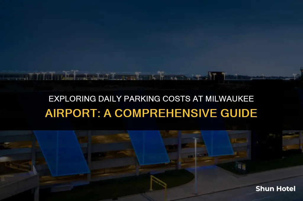 how much cost daily parking in milwaukee airport