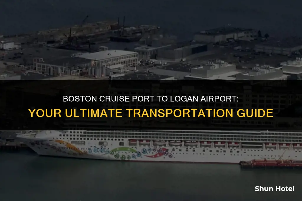 how much cost from boston cruise port to logan airport