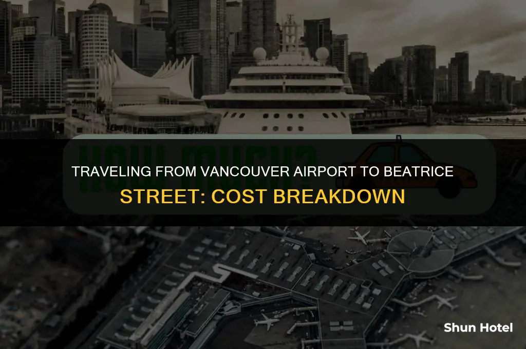 how much cost from vancouver airport to beatrice street