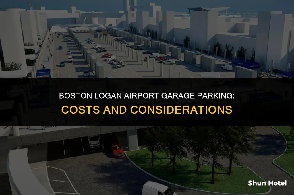 how much cost garage parking boston logan airport