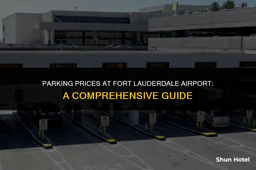 how much cost parking at fort lauderdale airport